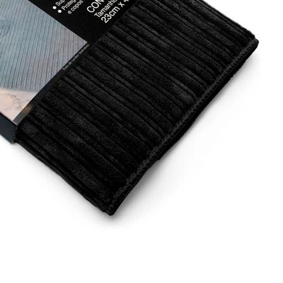 Escorredor de Copos Buettner Microfibra 80% Poliéster/20% Poliamida Cooking Stripes 23cm x 48cm Preto