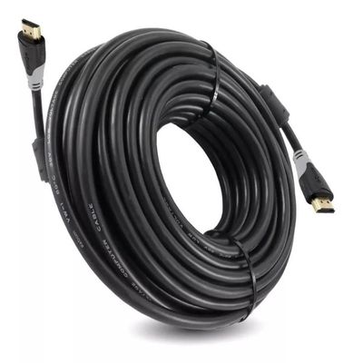 Cabo Hdmi 1.4 3d 1080p Full Hd C/ Filtro Tv Lcd Plasma Ps3 10 Mts