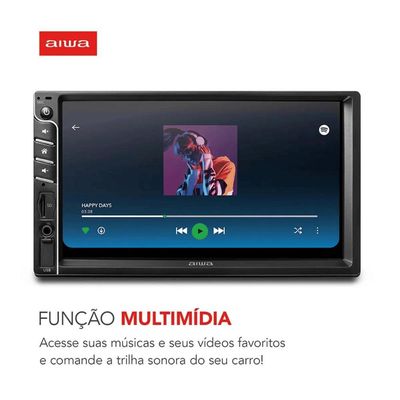Central Multimidia Aiwa CA-DD-01 7" 4X25W