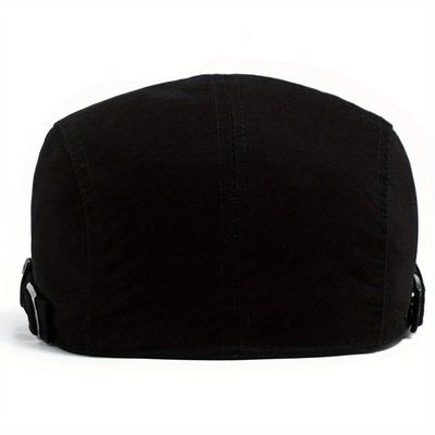 Boina Com Design De Estrela - Tecido Elegante E Não Elástico, Lavável Preto