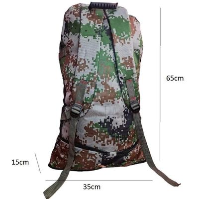 Mochila De Camping Camuflada Impermeável Resistência Conforto E Capacidade Para Suas Aventuras