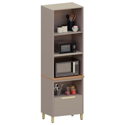 Paneleiro De Cozinha Torre Quente 70cm Marina Cinammon L01 - Mpozenato