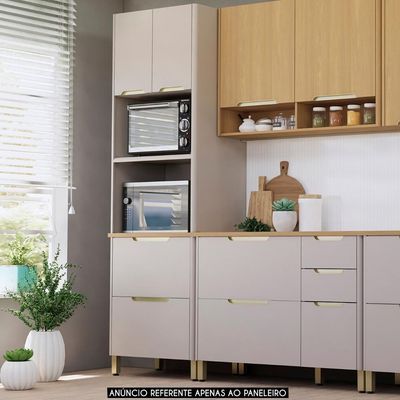 Paneleiro De Cozinha Torre Quente 70cm Marina Cinammon L01 - Mpozenato