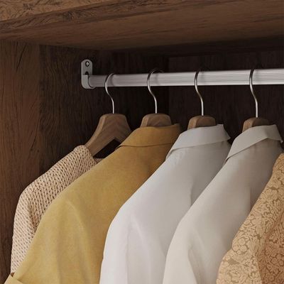 Guarda Roupa Casal 218cm 6 Portas Elegance Imbuia Rústico - Vila Rica