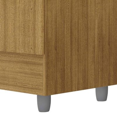 Guarda Roupa Solteiro 103cm Com 4 Portas Ideal Nature - Vila Rica