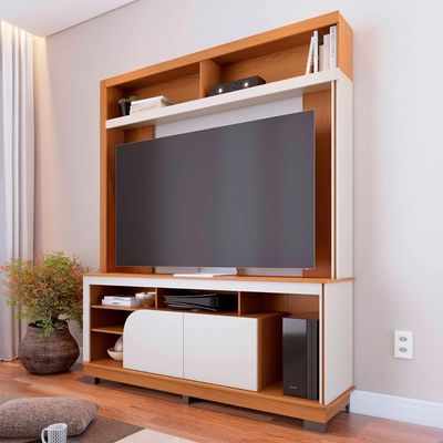 Estante Para Tv 65 Pol 160cm Braga Freijó/off White C05 - Mpozenato