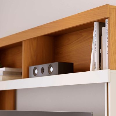 Estante Para Tv 65 Pol 160cm Braga Freijó/off White C05 - Mpozenato