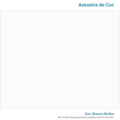 Berço Americano Ben 3 Em 1 Branco Brilho Com Colchão Baby Physical - Móveis Peroba