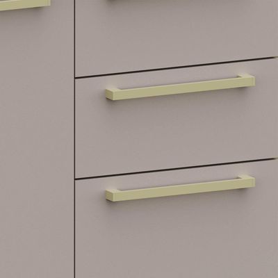 Balcão De Cozinha Com Tampo 60cm 2 Portas Freijó/cinammon L01 - Mpozenato