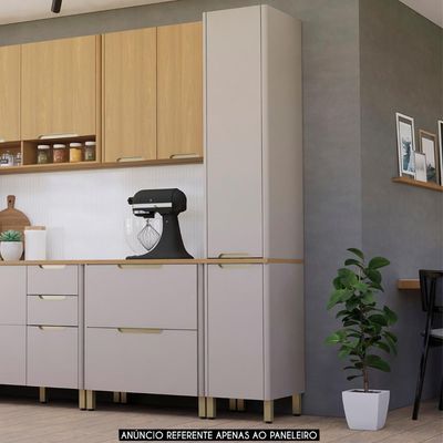 Paneleiro Armário De Cozinha 40cm 2 Portas Marina Cinammon L01 - Mpozenato