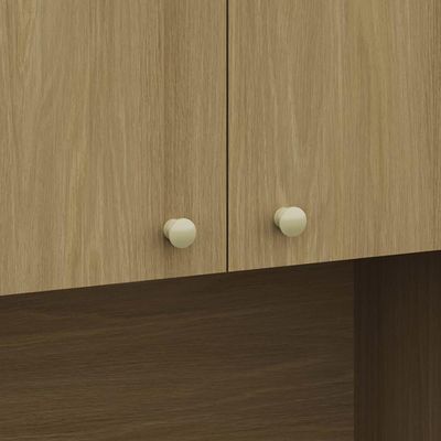 Armário De Cozinha 60cm Com Nicho Micro-ondas Mirella Freijó L01 - Mpozenato