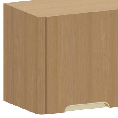 Armário De Cozinha Aéreo Para Geladeira 80cm Marina Freijó L01 - Mpozenato