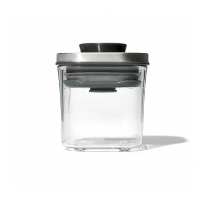 Pote Hermético Quadrado Steel Pop 0,2 Litros Oxo
