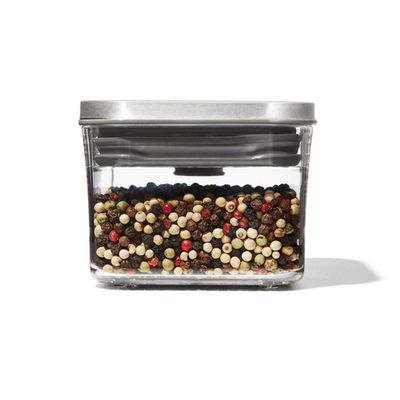 Pote Hermético Quadrado Steel Pop 0,4 Litros Oxo