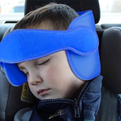 Alça De Apoio De Cabeça Para Assento De Carro Infantil Mais Conforto E Segurança Nas Viagens - Azul