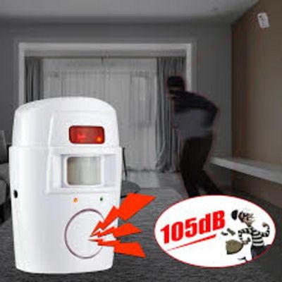 Alarme De Sensor De Movimento Sem Fio Com Controle Remoto Segurança Para Casa E Escritório