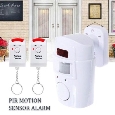 Alarme De Sensor De Movimento Sem Fio Com Controle Remoto Segurança Para Casa E Escritório