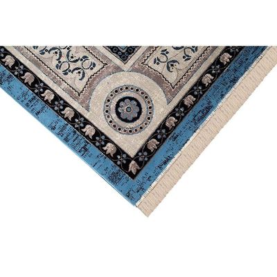 Tapete Para Sala Belga Bruxelas 9 Azul 2,00x2,50m - Edantex