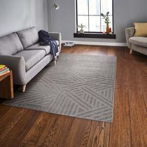 Tapete Para Sala Realce Trama 51 Cinza 2,00x2,50m
