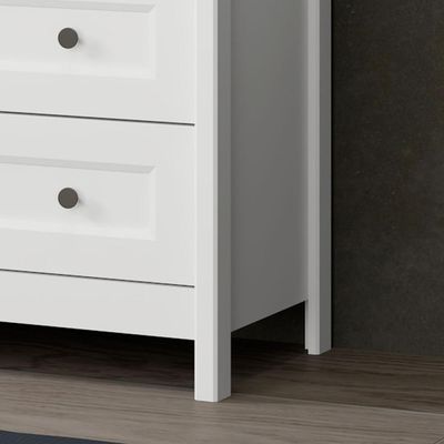Cômoda Alta Ditália 5 Gavetas Dm-229 Branco