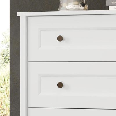 Cômoda Alta Ditália 5 Gavetas Dm-229 Branco