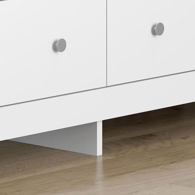 Cômoda Ditália 6 Gavetas Dm-221 Branco