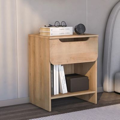 Mesa De Cabeceira Ditália 1 Gaveta Dm-126 Riviera