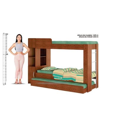 Beliche Ditália Cama Auxiliar Com Kit Luz Cm-15 Diamond