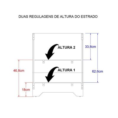Berço Com Colchão Ditália Multifuncional 3x1 Bbi-51 Branco