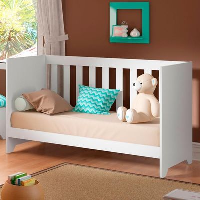 Berço Com Colchão Ditália Multifuncional 3x1 Bbi-51 Branco