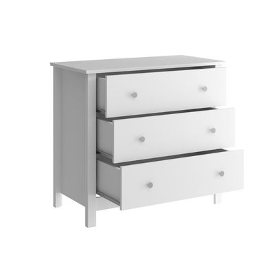 Cômoda Ditália 3 Gavetas Dm-219 Branco