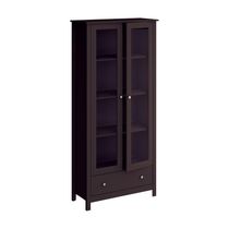 Cristaleira Ditália 2 Portas 1 Gaveta E-954 Preto