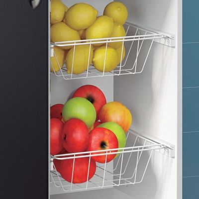 Balcão Fruteira Multiuso Ditália Mf-95 Branco Preto
