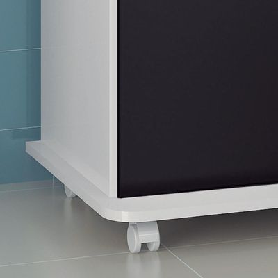 Balcão Fruteira Multiuso Ditália Mf-95 Branco Preto