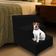 Escada Escadinha Pet Cachorro 3 Degraus Rampa Suede Grace Preto
