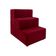 Escada Escadinha Pet Cachorro 3 Degraus Rampa Suede Grace Vermelho