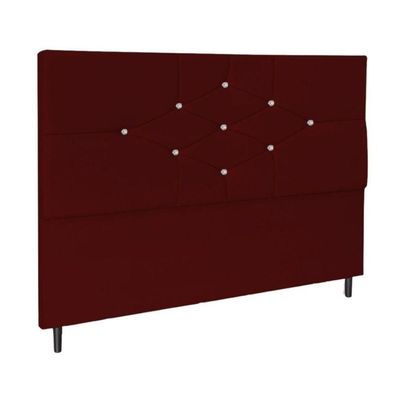 Cabeceira Cama Box Queen 160 Cm Camboriú Marsala