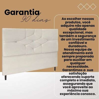 Cabeceira Cama Box Casal 140 Cm Virgínia Suede Marrom