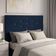 Cabeceira Cama Box Casal 90 Cm Virgínia Suede Azul Marinho