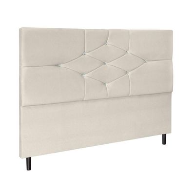 Cabeceira Cama Box Queen 160 Cm Camboriú Bege