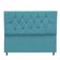 Cabeceira Solteiro Cama Box Estofada 90 Cm Suede Lisboa Azul Turquesa