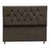 Cabeceira Para Cama Box Estofada Casal 140 Cm Suede Isabela Marrom