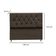 Cabeceira Para Cama Box Estofada Casal 140 Cm Suede Isabela Marrom