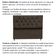 Cabeceira Para Cama Box Estofada Casal 140 Cm Suede Isabela Marrom