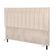 Cabeceira Estofada Cama Casal Box140 Cm Lívia Linho E Frame Bege