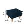 Poltrona Decorativa Sala De Estar Quarto Leitura Azera Suede Azul Marinho