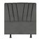 Cabeceira Estofada Cama Box Solteiro 100 Cm Louise Suede Cinza