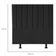 Cabeceira Estofada Cama Casal Box140 Cm Luana Linho E Frame Preto
