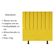 Cabeceira Estofada Cama Box Casal 140 Cm Sophia Carla Suede Amarelo