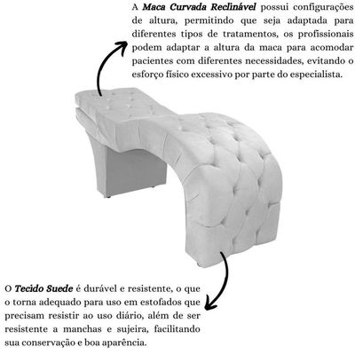 Maca Para Estética Facial Cílios Sobrancelhas Suede Maíra Branco